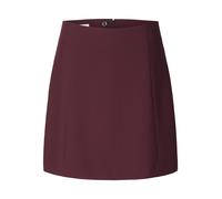 selected women - SLWRITA MW SHORT SKIRT MEL Tawny Port - Gr. - 36