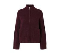 selected women - SLWSIA RAS LS KNIT ZIPPER CARDIGAN NOOS Fig - Gr. - M