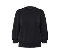 selected women - SLWTENNY 3/4 SWEAT TOP NOOS Black - Gr. - XS