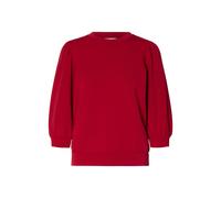 Selected Damen Sweat Top SLFTENNY 3/4 NOOS equestrian red Größe L