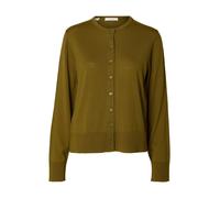 selected women - SLWTHEA LS KNIT MERINO CARDIGAN NOOS Fir Green - Gr. - S