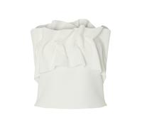 selected women - SLWVINELLE PLEATED BANDEAU TOP B Snow White - Gr. - 40