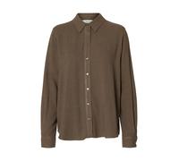 selected women - SLWVIVA LS SUN SHIRT NOOS Chocolate Chip - Gr. - 34