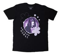 Selena Gomez Purple Floral T Shirt L