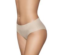 Selene, Damen-Slip mit mittlerer Taille, Seideneffekt, nahtlos, Kollektion 502, Erde, 42