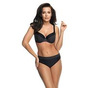 Selente My Secret 1875 attraktiver Bikini in großen Größen mit vorteilhaftem Schnitt, Bikini Schwarz/Weiß gepunktet, BH 80F / Slip L