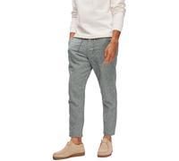 Selected 172 Brody Slim Tapered Fit Chinohose L Sky Captain / Detail Mixed / Oatmeal