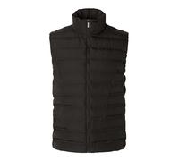Steppweste SELECTED HOMME "SLHBARRY QUILTED GILET NOOS" Gr. L, schwarz (stretch limo) Herren Westen Steppwesten (26396769-L)