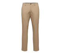 SELETED HOMME Herren Slhslim-dave 175 Struc Trs Flex B Noos Anzughose, Brownie/Detail:structure, 36W / 32L EU