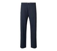 SELETED HOMME Herren SLHSLIM-Miles 175 Brushed Pants W NOOS Hose, Dark Sapphire/Detail:Structure, 33 W/32 L