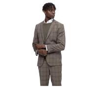 SELETED HOMME Herren SLHSLIM-Neil Brown Check BLZ B NOOS Sakko, Chinchilla/Checks:Light Blue, 46