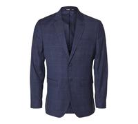 SELETED HOMME Herren Slhslim-Neil Dark Blue Check BLZ Noos Blazer, Dark Blue/Checks:Check, 54 EU