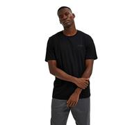 SELETED HOMME Men's SLHASPEN Logo SS O-Neck Tee W NOOS T-Shirt, Black, L