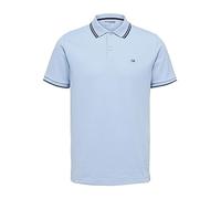 SELETED HOMME Men's SLHDANTE Sport SS POLO W NOOS T-Shirt, Skyway/Detail:Melange, S