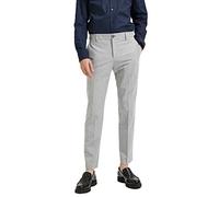 Slim Fit Anzughose mit Knopf- und Reißverschluss 98 men Hellgrau