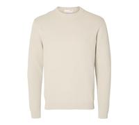 Strickpullover mit Rundhalsausschnitt Modell 'DANE' L men Offwhite