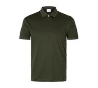 SELETED HOMME Slhfave Zip Ss Polo Noos