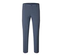 SELECTED HOMME Slim Fit Anzughose mit Strukturmuster Modell 'LIAM' in Dunkelblau, Größe 48