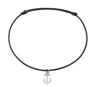 Selfmade Jewelry Fußkettchen Damen Anker Silber Handmade Größenverstellbar Fußbändchen Inkl. Geschenk-Verpackung