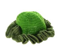 SELiLe Gehäkelte Fischermütze Mit Gerüschter Krempe Winter Skifahren Randlos Für Erwachsene Und Teenager Winddichte Eimerhüte Für Frauen Wintermütze Für Große Köpfe Hüte Für Frauen