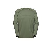 Mammut Selun FL Longsleeve Logo Men | Langarmshirt für Herren, Für Outdoor Sport und Wandern, UV Schutz 50+ | Schwarz, S