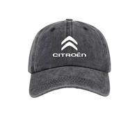 SELUVI Auto Baseballkappe für Citroen C5 X 2021 2022 2023, Auto Sport Baseball Cap Unisex Kappe Baumwolle Baseball Cap Verstellbare Citroen Logo Baseballkappe für Herren und Damen,Black
