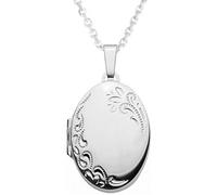 SELVA Halskette mit Medaillon oval Silber 925/rh