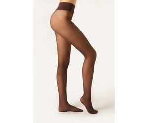 Semi-blickdichte Strumpfhose Soft Komfort Matt 30 Denier Braun 1/2