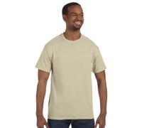 Semi-Trucks auf American Apparel Fine Jersey Shirt XL,Sandfarben