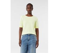 Semitransparenter Feinstrickpullover grün 40