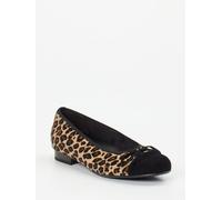 Semler Ballerina in schwarz/braun in Größe: 39 für Damen Weite: G