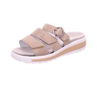 Semler Bequeme Pantoletten für Damen, beige, Größe 37 ½ EU / 4,5 UK