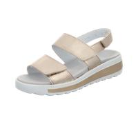 Semler Bequeme Sandalen für Damen, gold, Größe 41 EU / 7 UK