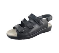 Semler Bequeme Sandalen für Damen, schwarz, Größe 42 EU / 8 UK