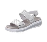 Semler Bequeme Sandalen für Damen, silber, Größe 38 ½ EU / 5,5 UK