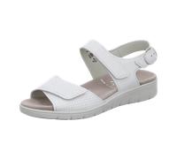 Semler Bequeme Sandalen für Damen, weiß, Größe 43 EU / 9 UK