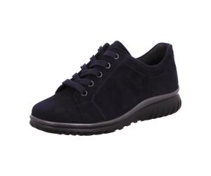 Semler Bequeme Schnürschuhe für Damen, blau, Größe 42 EU / 8 UK
