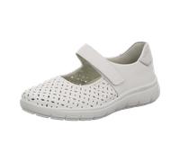 Semler Bequeme Slipper für Damen, weiß, Größe 41 EU / 7 UK