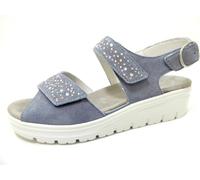 Semler Doris D6025-042-076 sky Samt-Chevro für Damen, blau, Größe 37 EU / 4 UK
