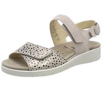 Semler Damen Dunja Riemchensandalen, Beige (Puder), 34 1/3 EU