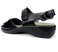 Semler Damen Heike Riemchensandalen Schwarz, 34 1/3 EU
