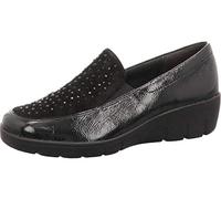 Semler Slipper Judith J7155-511/001 Damen Lack Schwarz Größe 40 EU