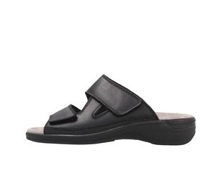 Semler Damenschuhe Klassische Pantoletten SCHWARZ SCHWARZ - Gr. - 4.5 UK