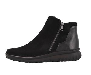 Semler Damenschuhe Klassische Stiefeletten SCHWARZ SCHWARZ - Gr. - 5 UK