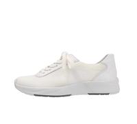 Semler Sneaker Siggi S6015_452 – Komfort für Damen, Strick/Soft-Nappa – Weiß Gr. 42 / UK 8