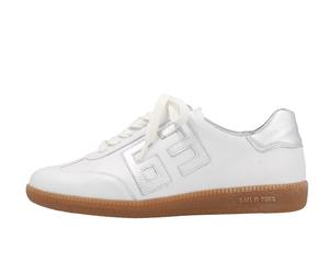 Semler Damenschuhe Sportliche Schnürer WEISS-SILBER WEISS-SILBER - Gr. - 4.5 UK