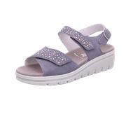 Semler Doris D6025-042-076 sky Samt-Chevro für Damen, blau, Größe 36 ½ EU / 3,5 UK