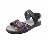 Semler Dunja D4145-703, Riemchensandalen, Schwarz (Schwarz 001), 44.5 EU (10 UK)