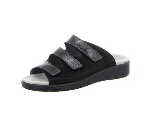 Semler Dunja D4205-511-001 schwarz K-Lack Samt Chevreau für Damen, schwarz, Größe 40 EU / 6,5 UK