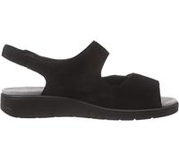 Semler Dunja, Damen Knöchelriemchen Sandalen mit Keilabsatz, Schwarz (001 - schwarz), 38 EU (5 Damen UK)